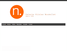 Tablet Screenshot of cercleoliviernouvellet.com